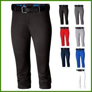 100% Polyester Fastpitch Softball Pants with Reinforced Knees